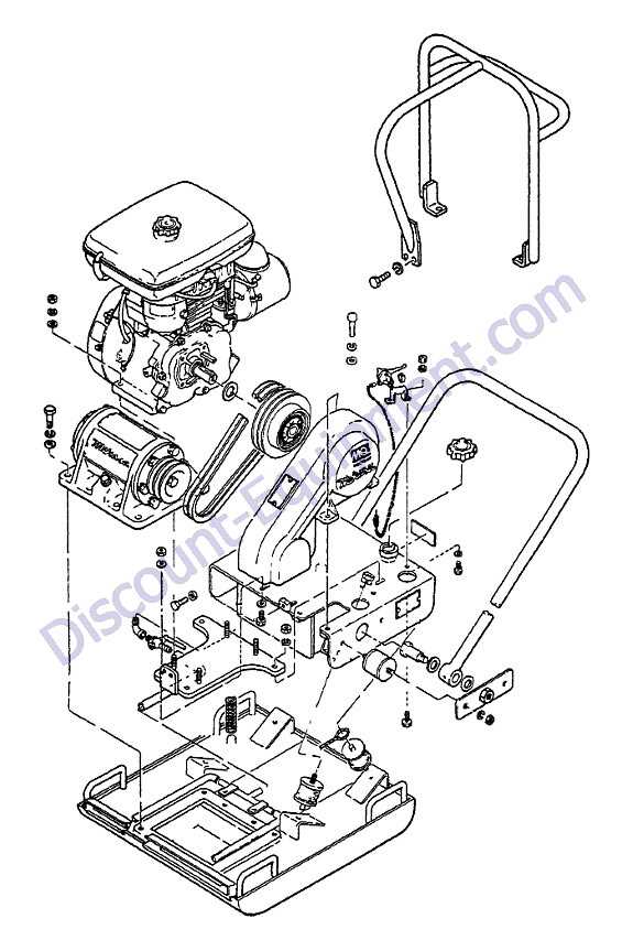 wacker plate compactor parts diagram