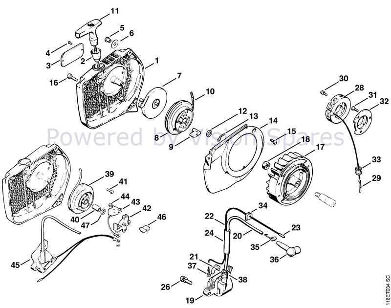 stihl 028 parts diagram