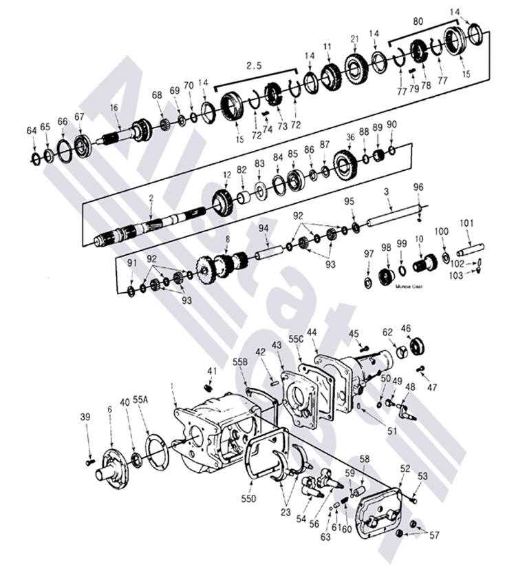 sm465 parts diagram