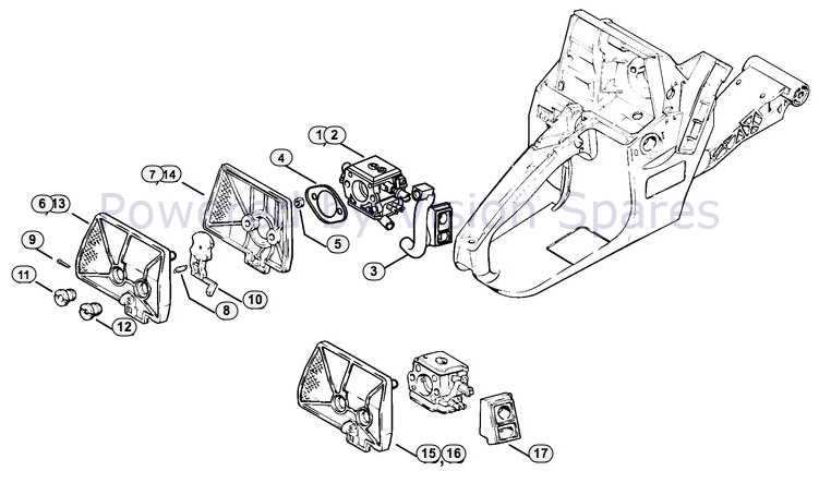 stihl 038 av magnum parts diagram