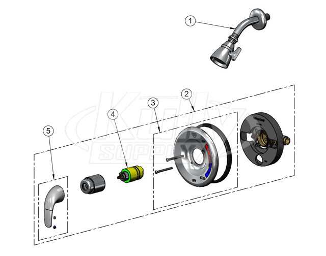 shower handle parts diagram