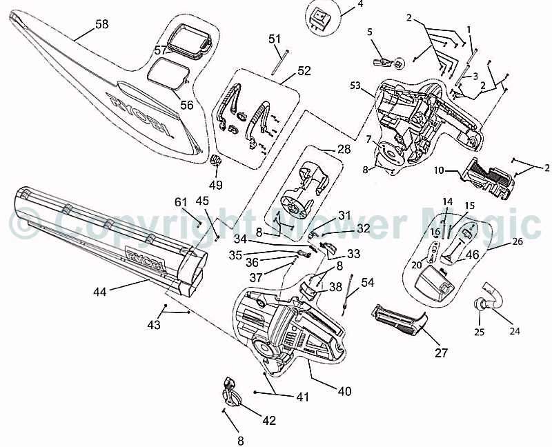 stihl bg55 leaf blower parts diagram