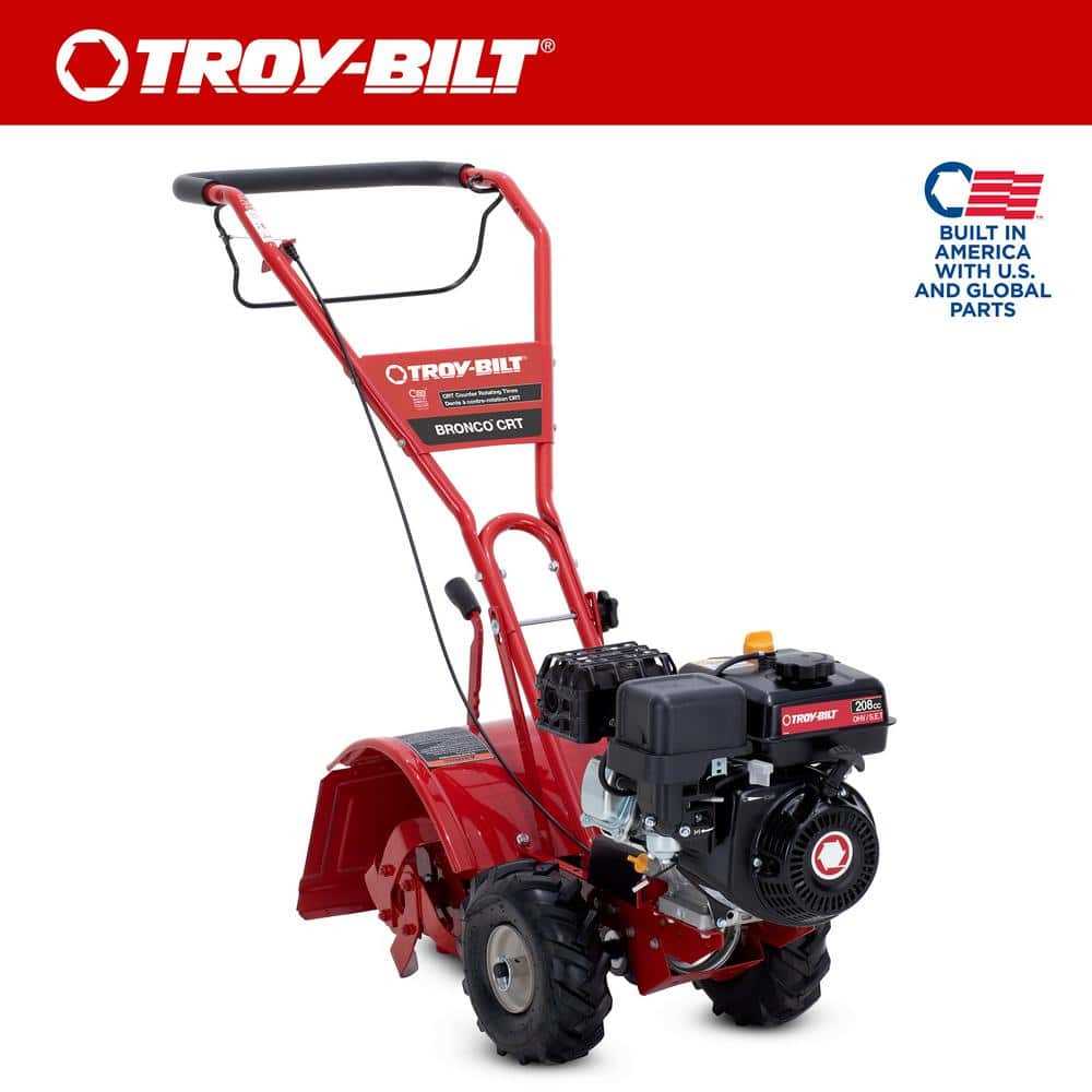 troy bilt big red tiller parts diagram