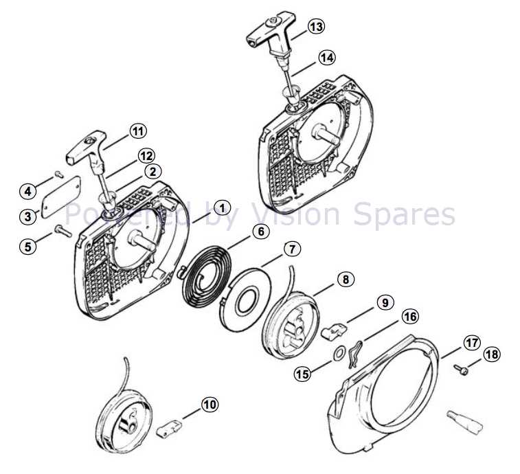 stihl 038 av super parts diagram