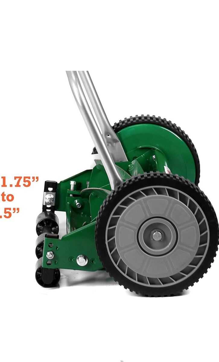 scotts reel mower parts diagram