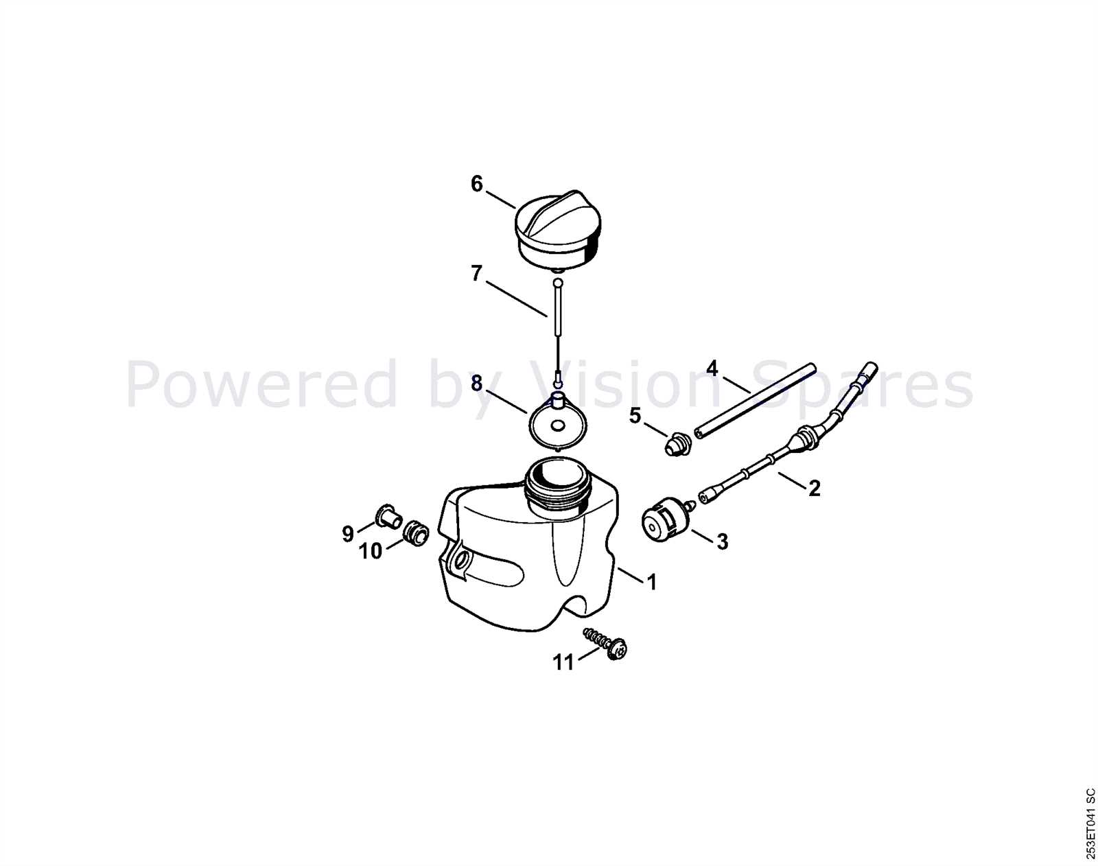 stihl hs 46 c parts diagram