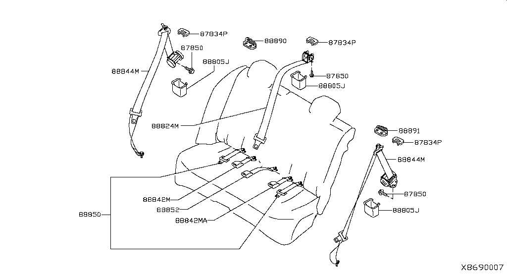 seat parts diagram