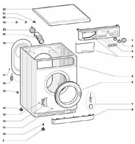 whirlpool washer dryer combo parts diagram