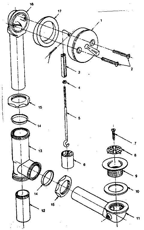 parts of a shower diagram