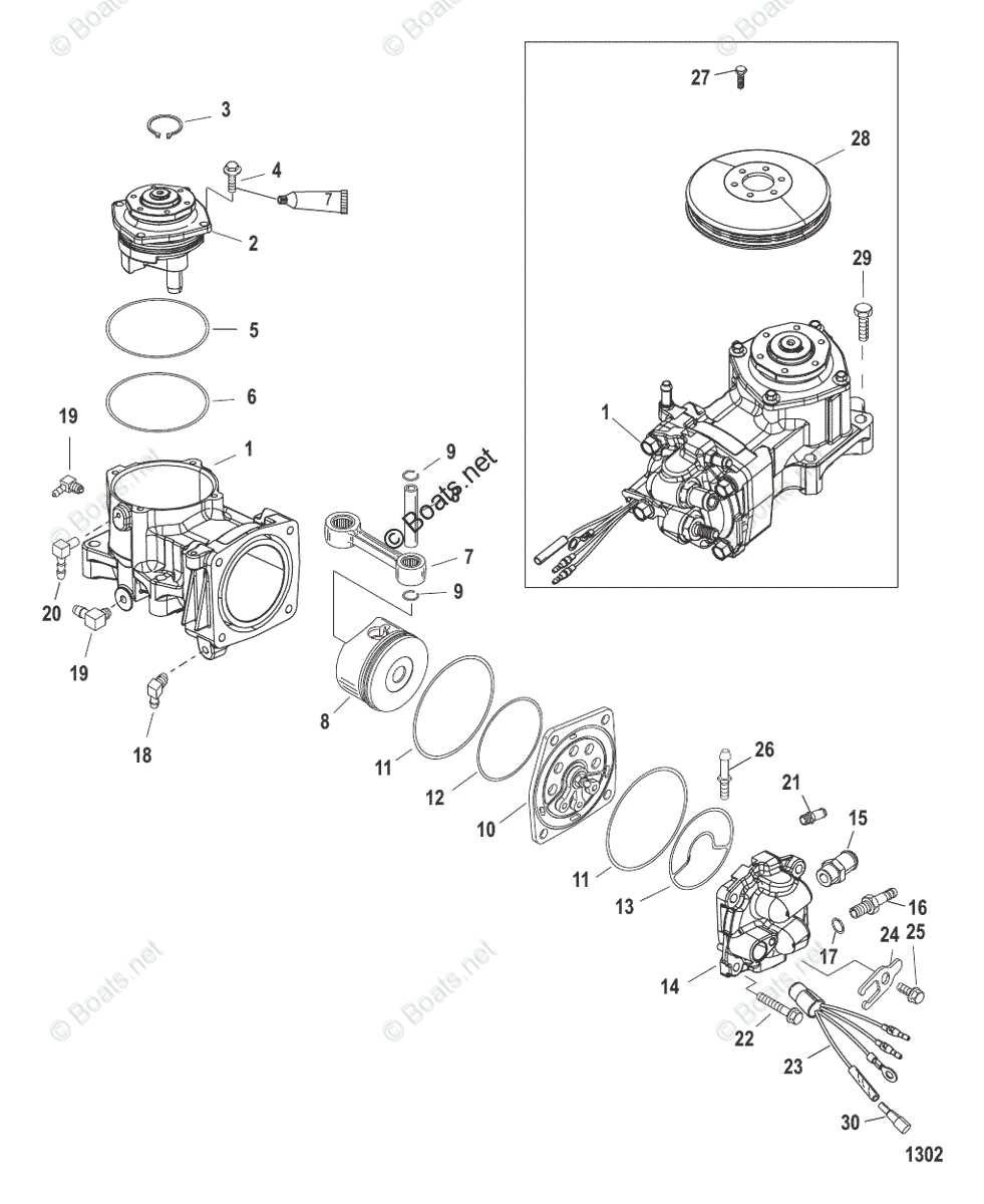 parts of an air compressor diagram