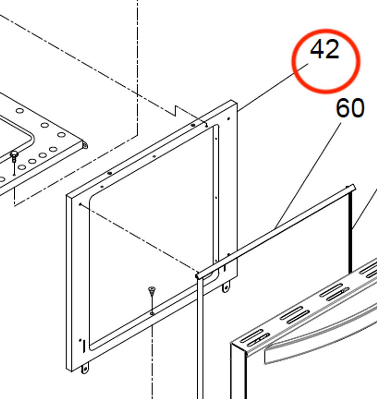 parts of door frame diagram