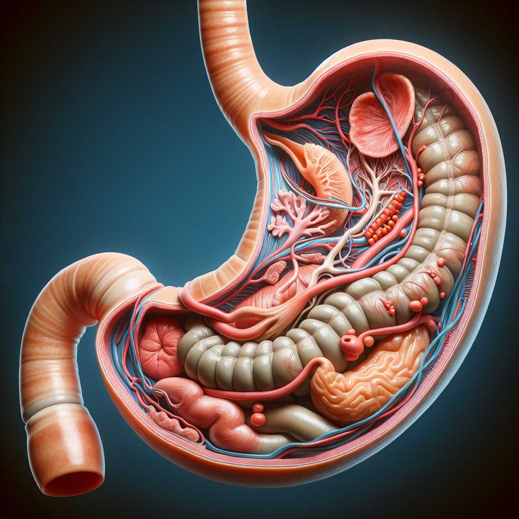 parts of the stomach diagram