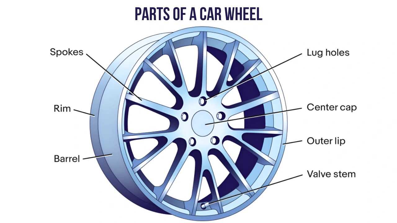 parts of tire diagram