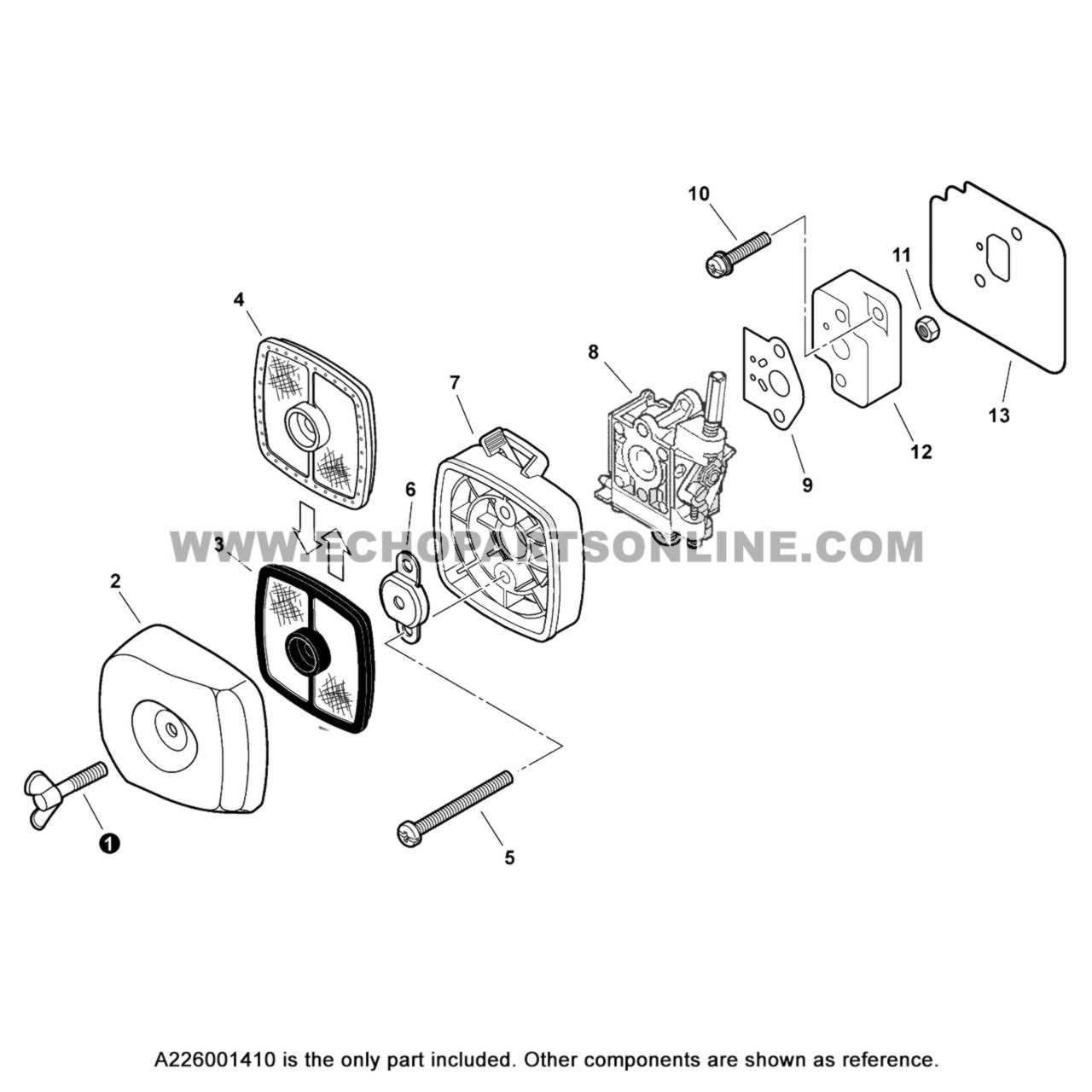 pas 225 parts diagram