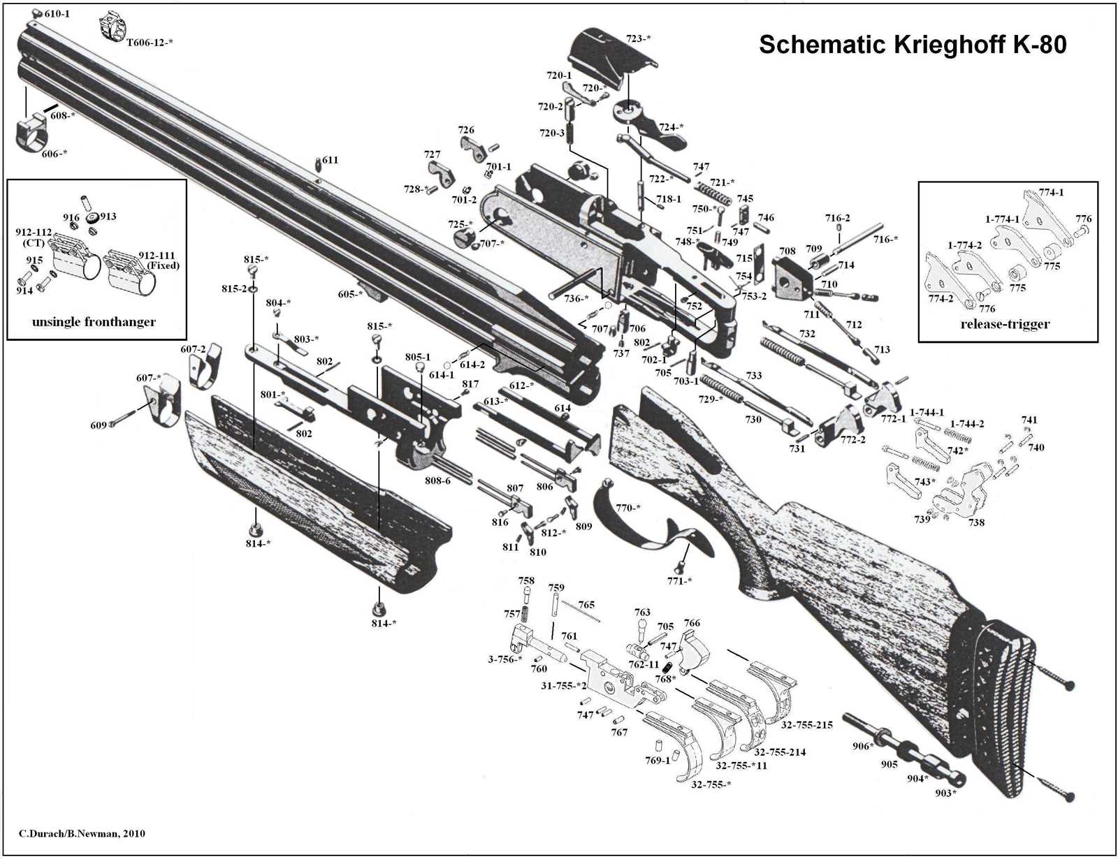 pat trap parts diagram