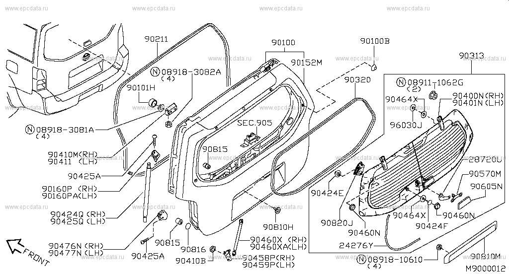 pathfinder parts diagram