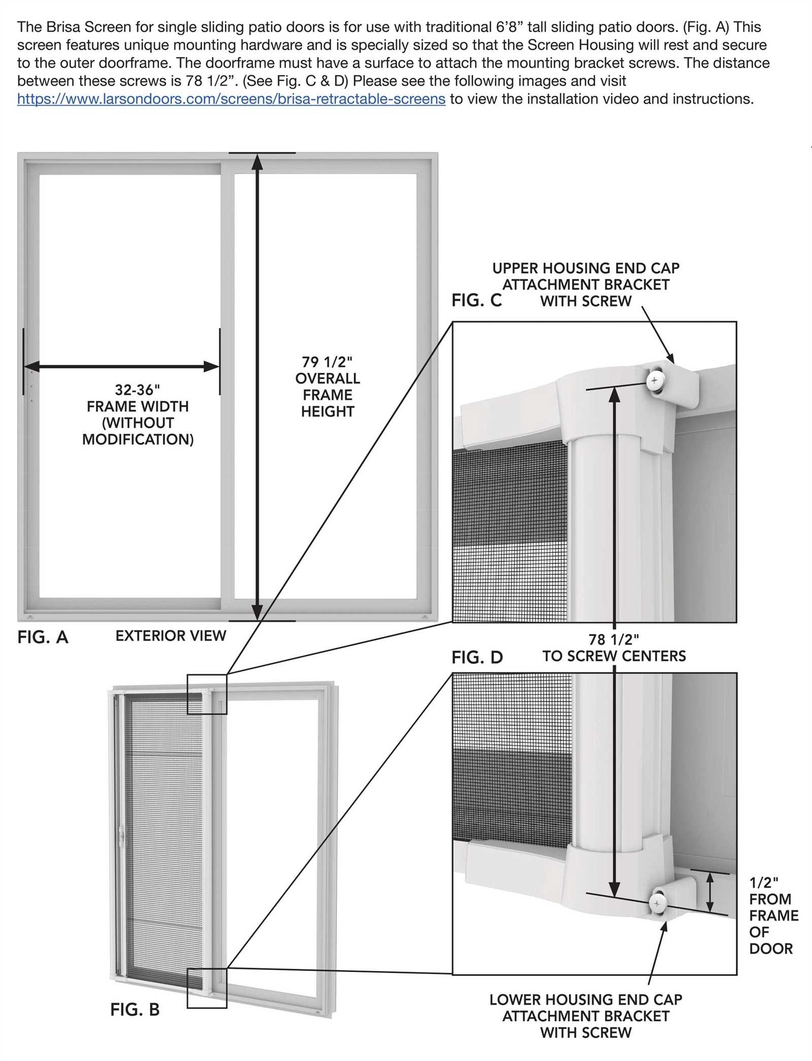 patio door parts names diagram