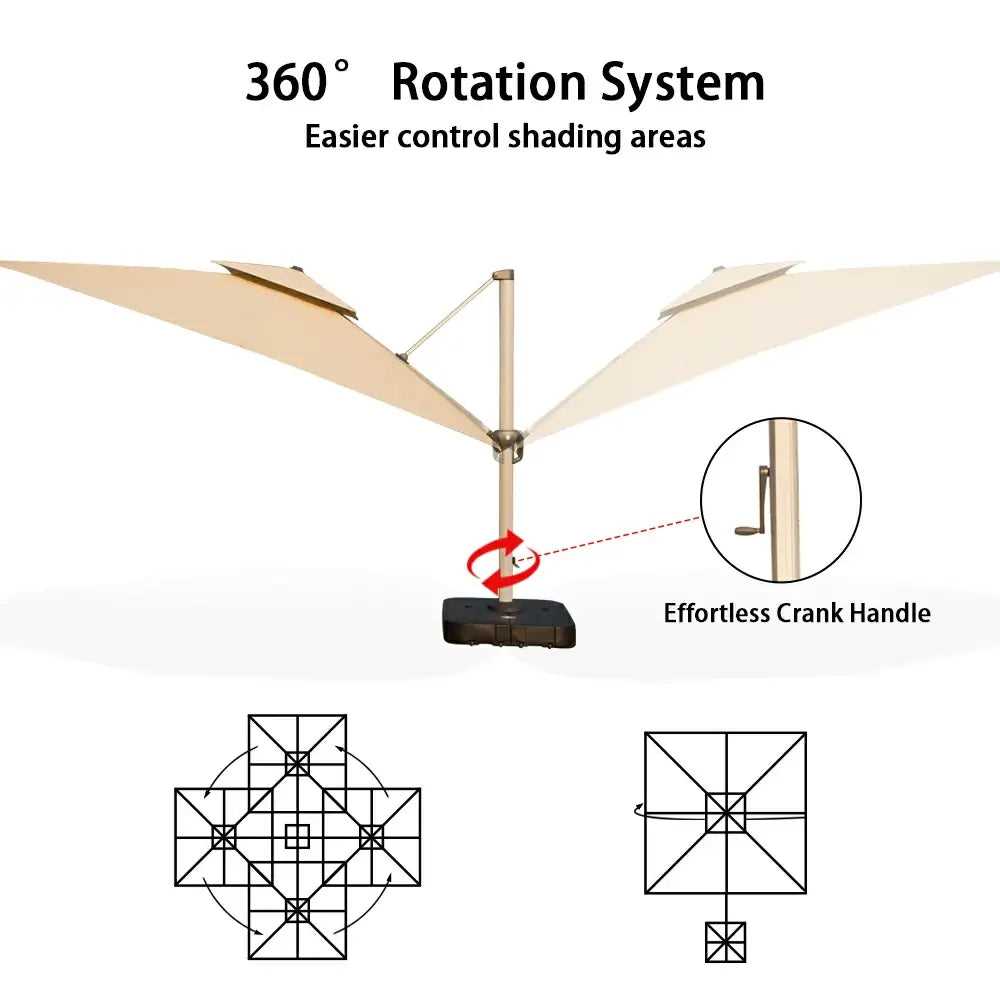 patio umbrella parts diagram