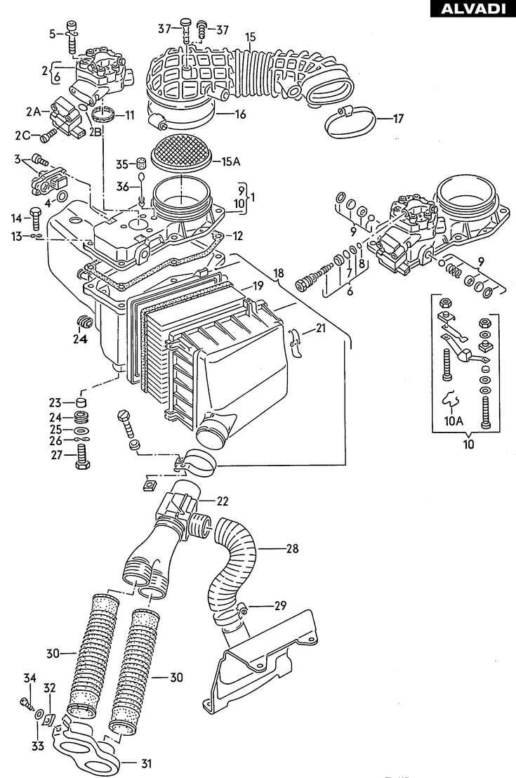 radiator parts diagram