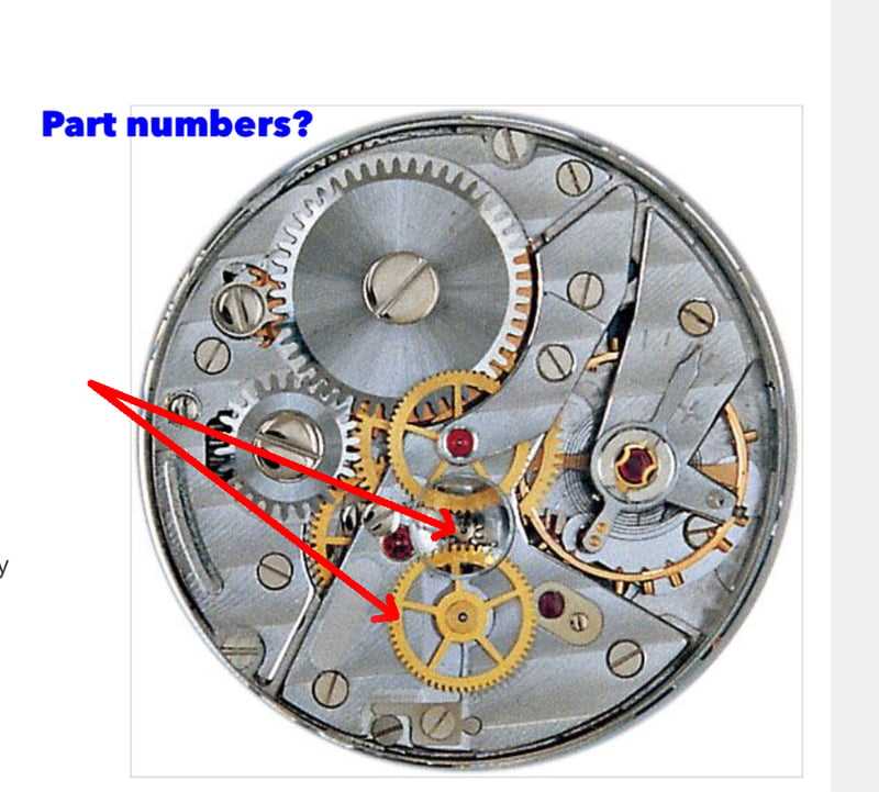 watch movement parts diagram