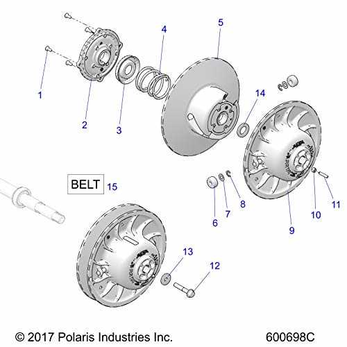 polaris snowmobile parts diagram