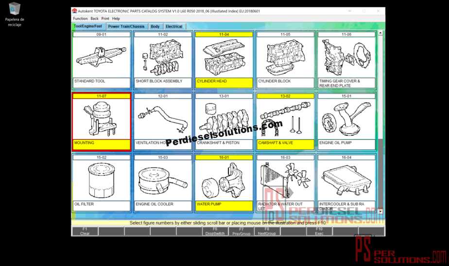 toyota parts diagrams