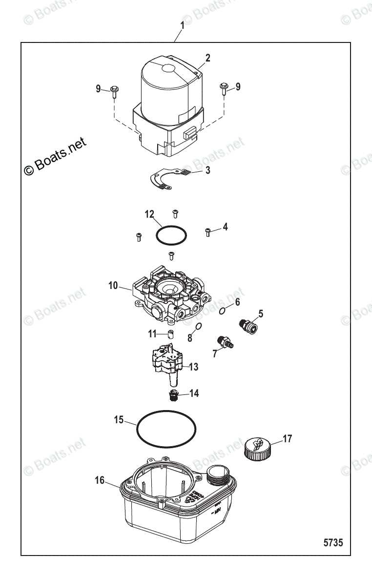 sterndrive parts diagram