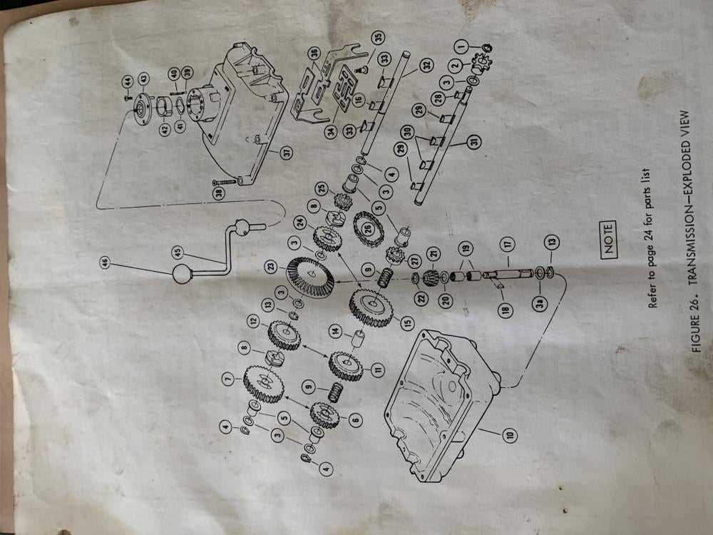 peerless 700 transmission parts diagram