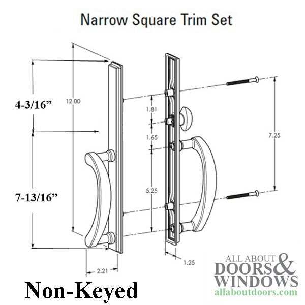 pella sliding door parts diagram