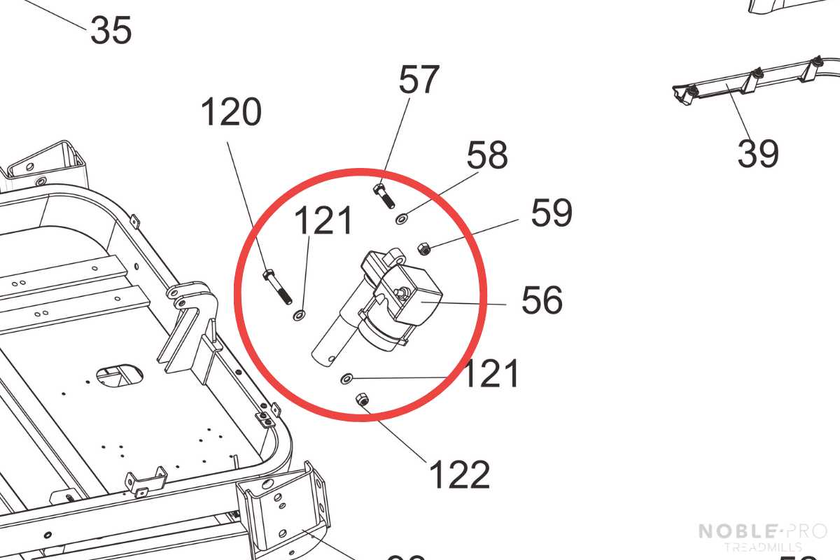 peloton treadmill parts diagram