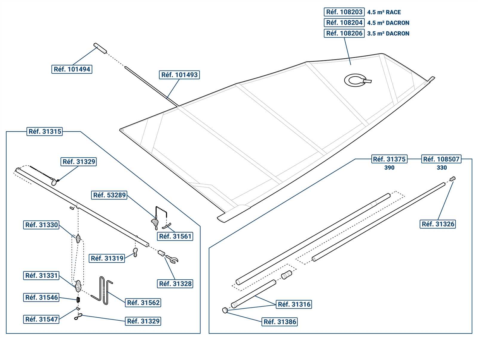 pen parts diagram