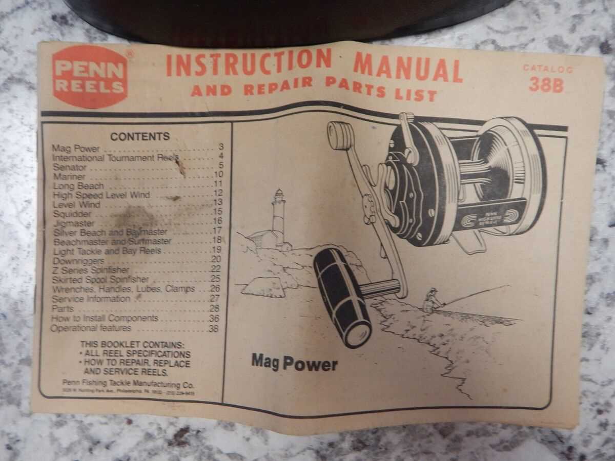 penn reel parts diagram