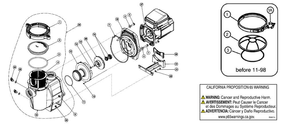 pentair challenger pump parts diagram