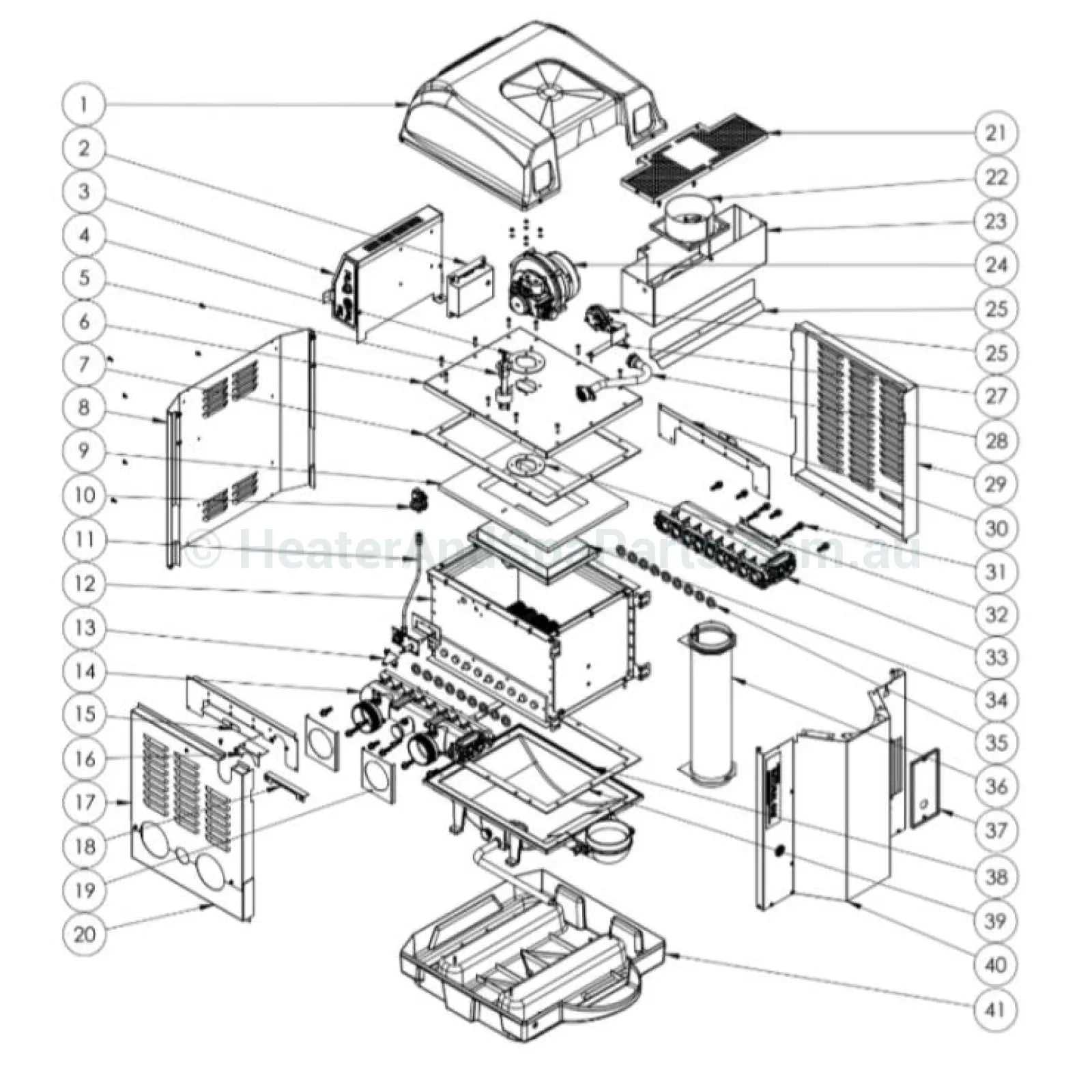pentair mastertemp parts diagram