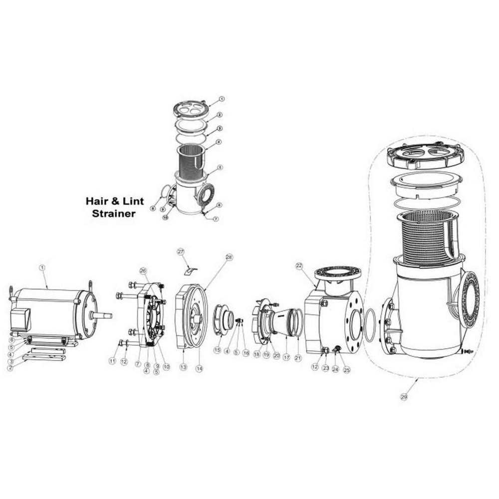 pentair whisperflo parts diagram