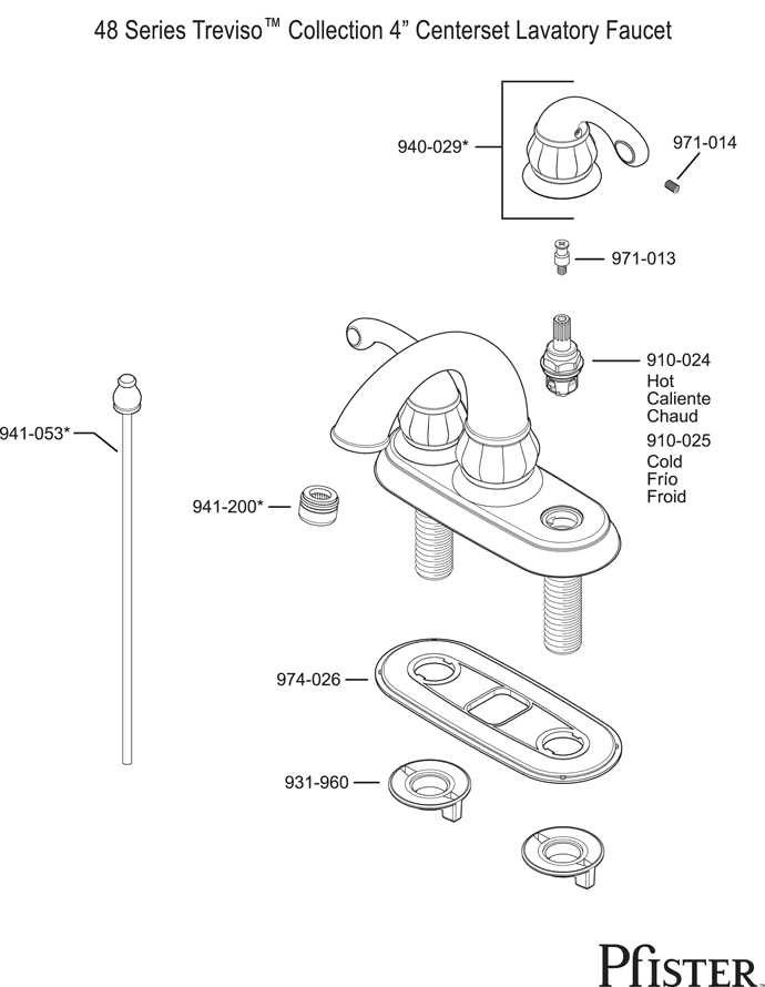 pfister shower faucet parts diagram