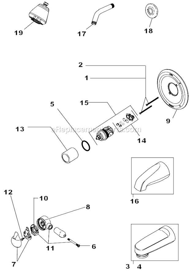 pfister shower valve parts diagram