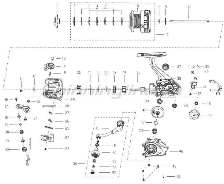 pflueger president parts diagram