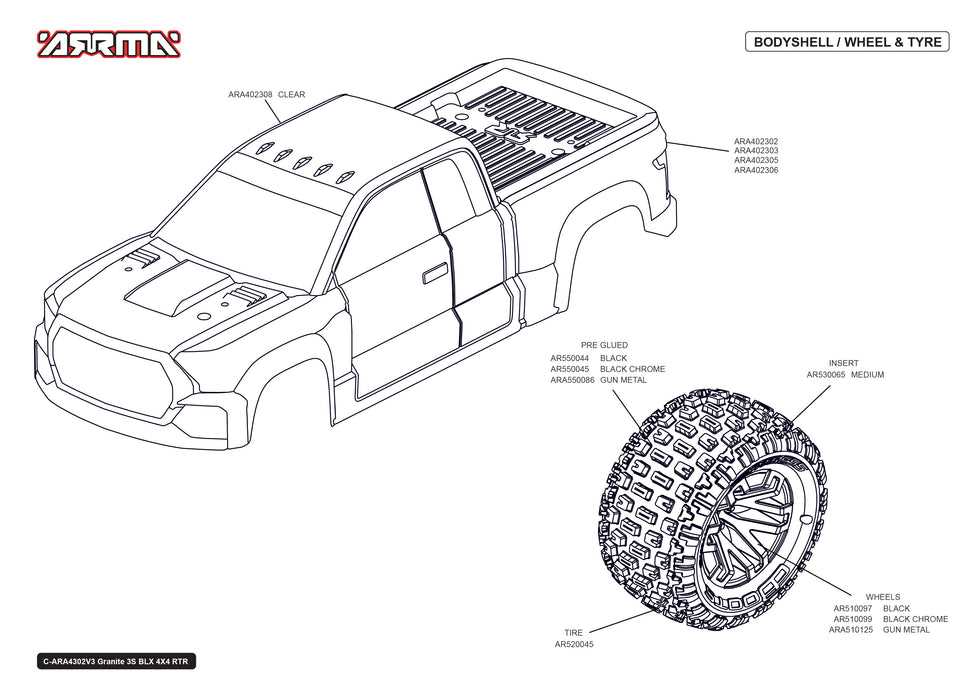 truck wheel parts diagram