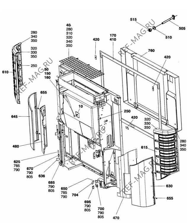 sub zero 650 parts diagram