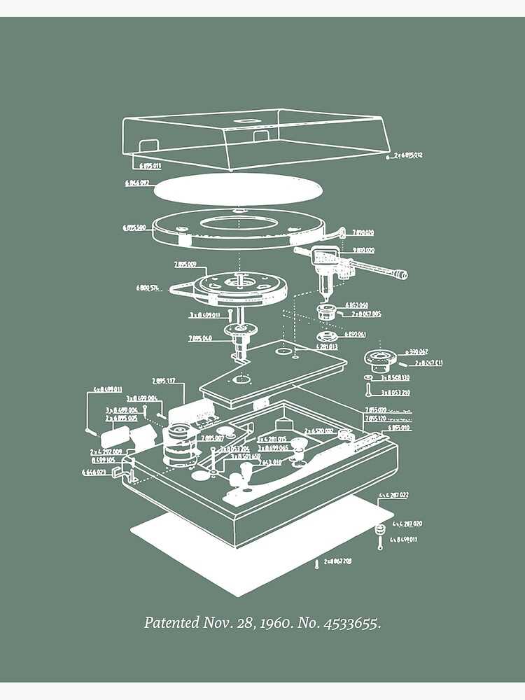 phonograph parts diagram