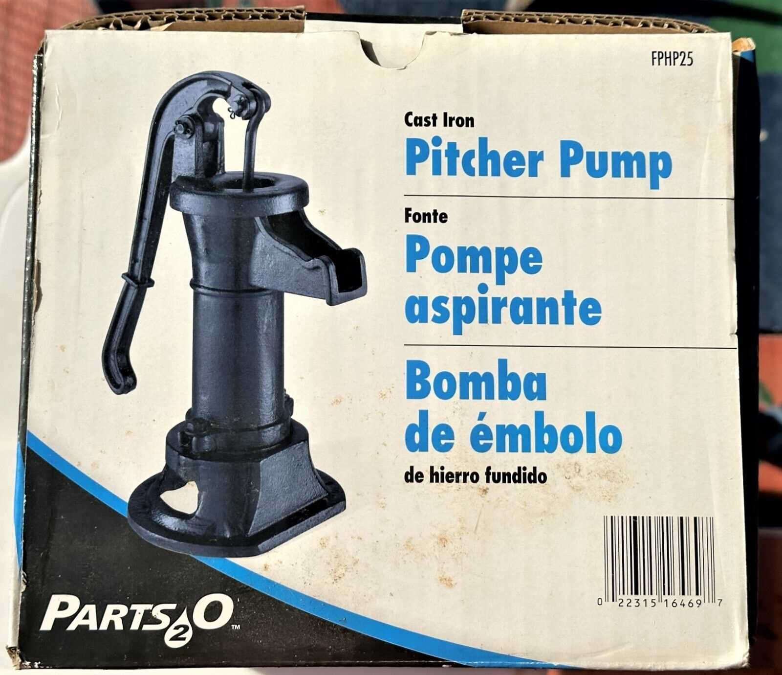 pitcher pump parts diagram