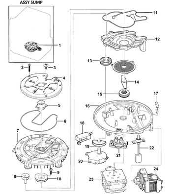 replacement samsung dishwasher parts diagram