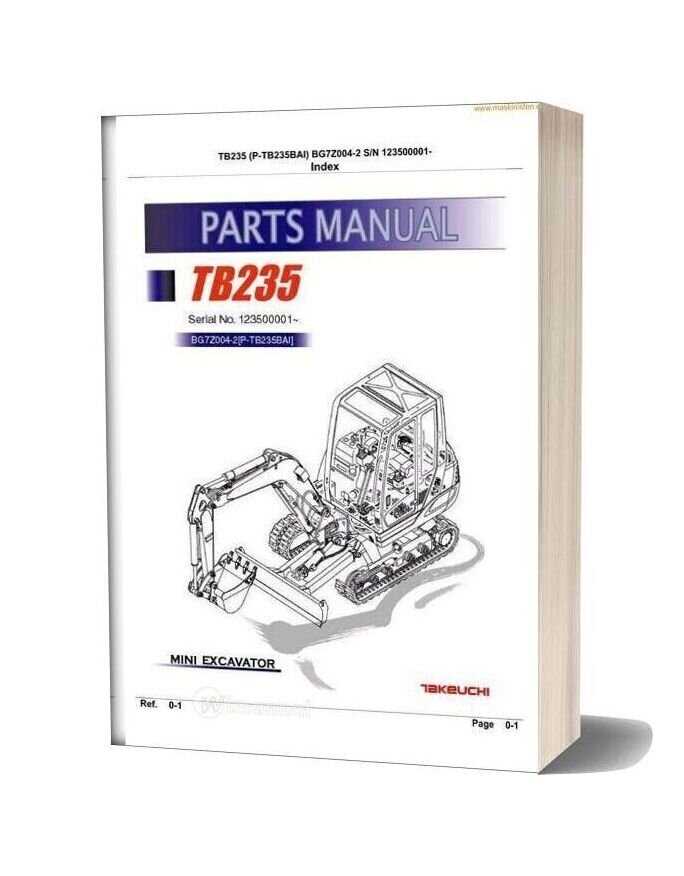 takeuchi tb125 parts diagram