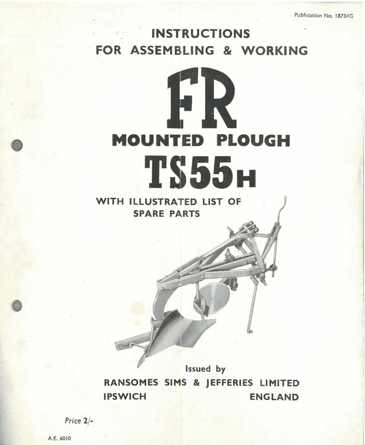 plough parts diagram