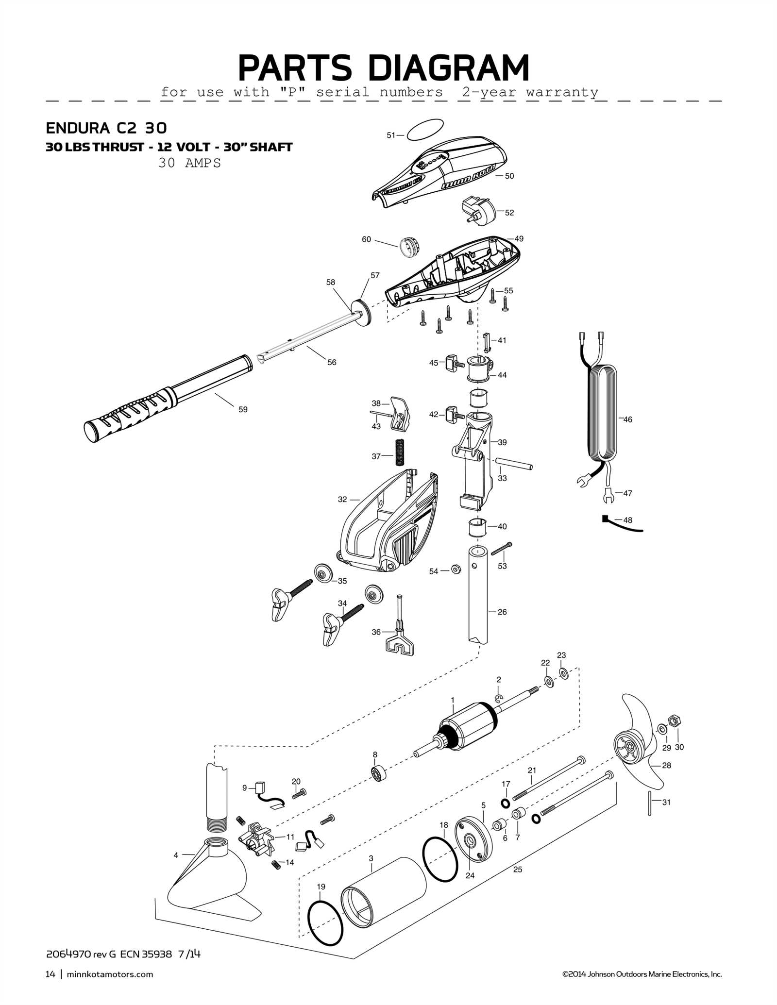 trolling motor parts diagram