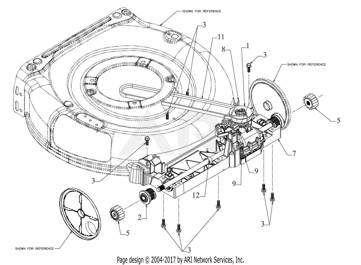 troy bilt lawn mower parts diagram