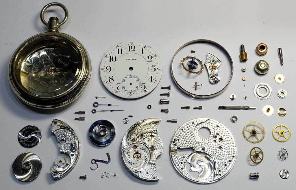 pocket watch parts diagram