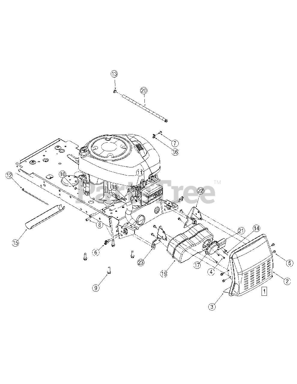 push mower troy bilt lawn mower parts diagram