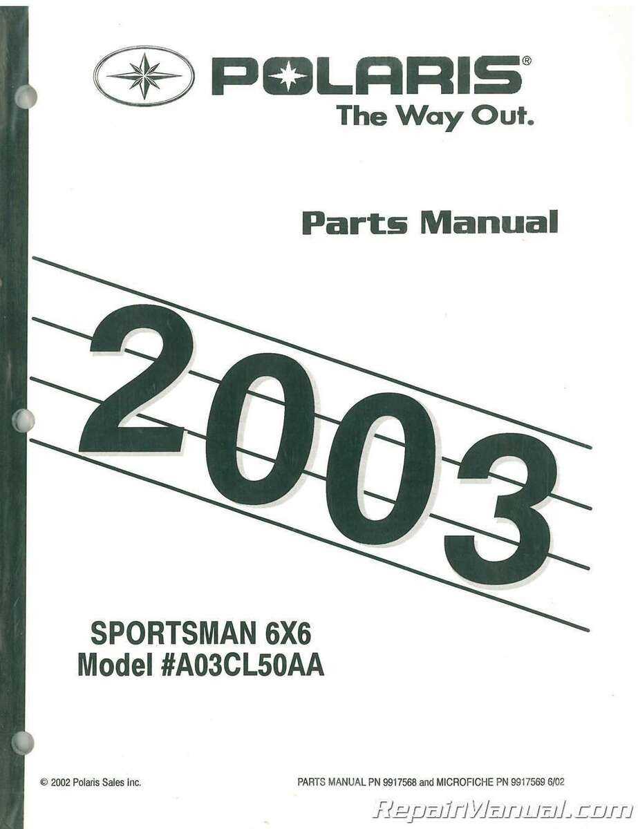 polaris 500 sportsman parts diagram